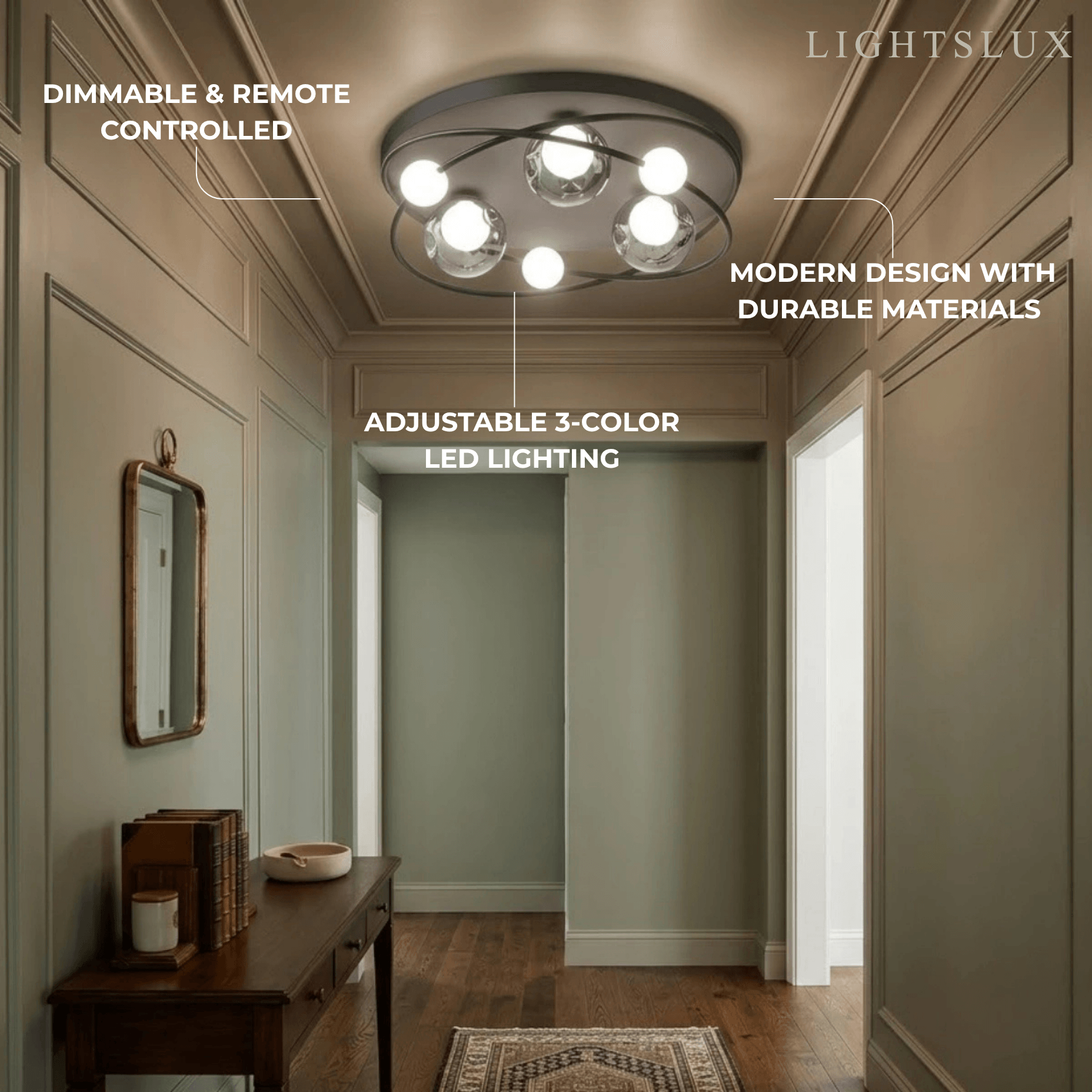 Modern Flush Mount Ceiling Light