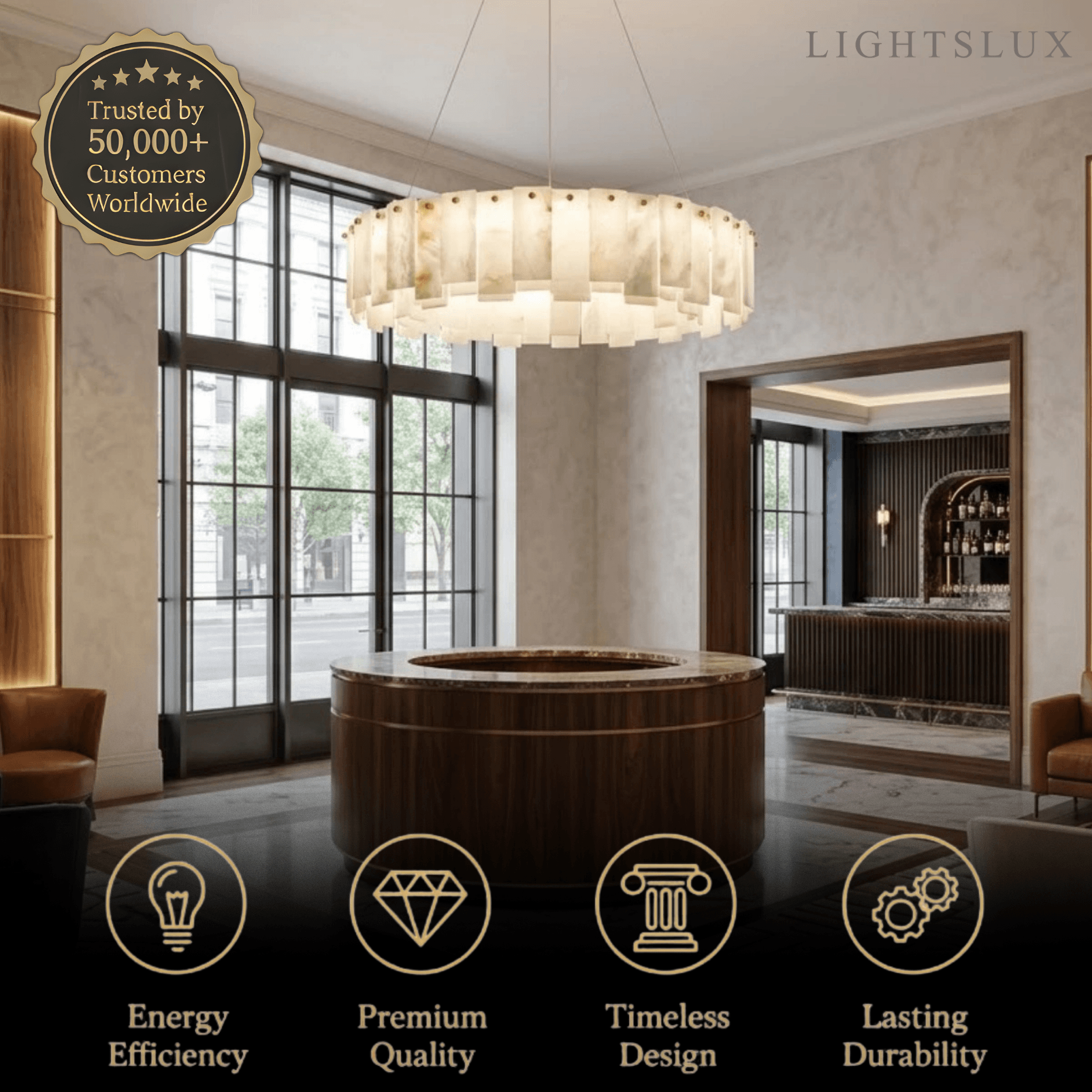 Vivara Luxury Marble Chandelier