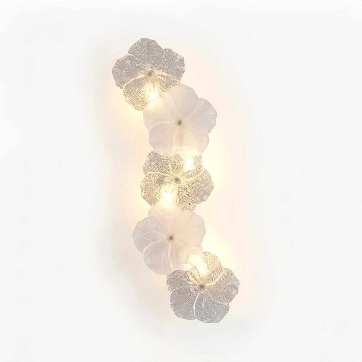 Velora Moderne Wandlampe – Karbonstahl & Glas Weiß für Schlafzimmer Wohnzimmer
