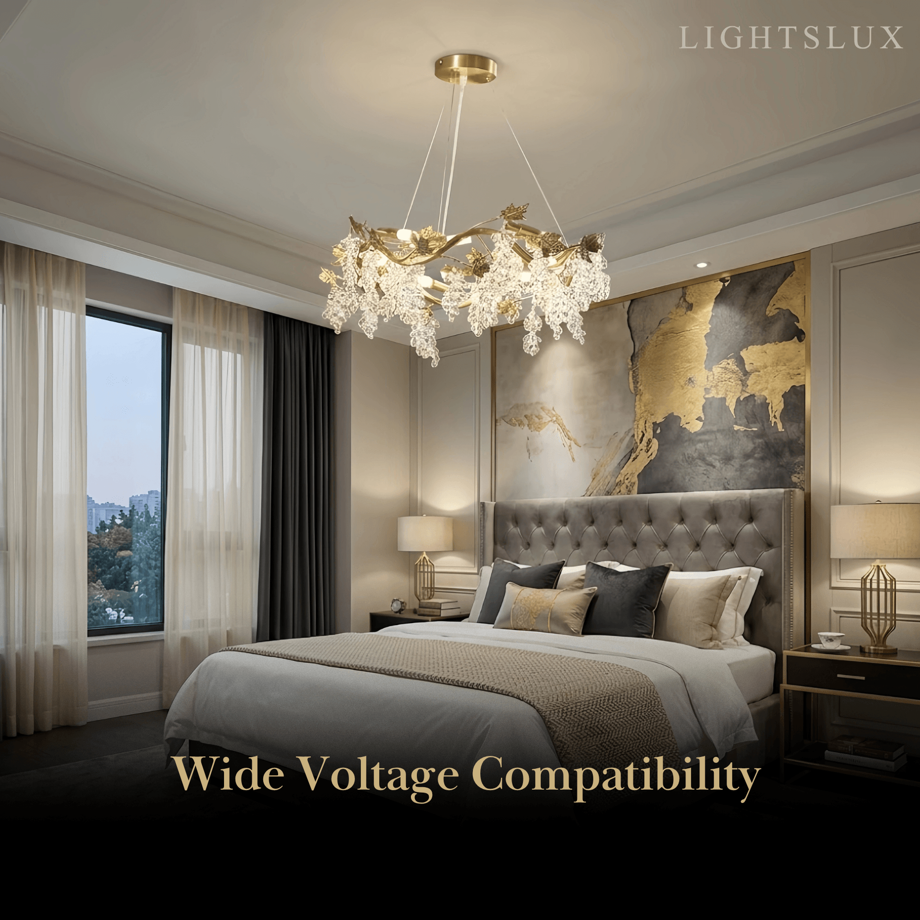 Excelis Luxury Crystal Chandelier