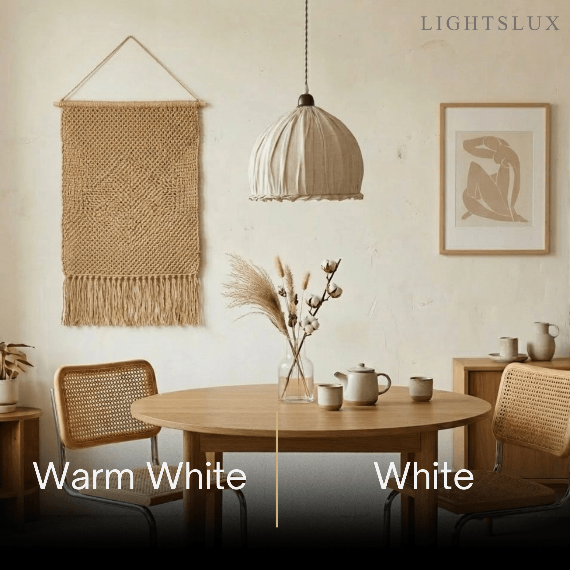 Zenno Minimalist Fabric Pendant Light