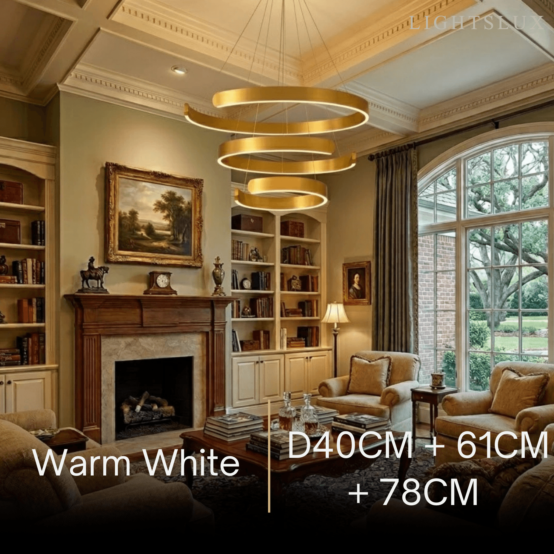 Vivara Modern Tiered Circular Chandelier