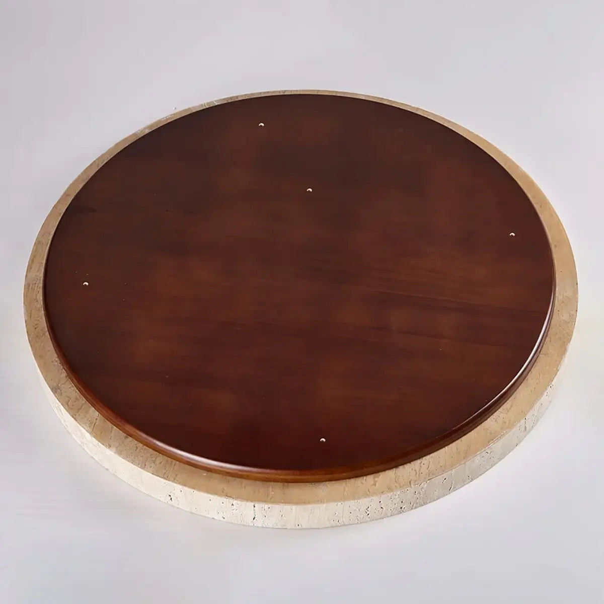 Strata Modern Minimalist Travertine Ceiling Light