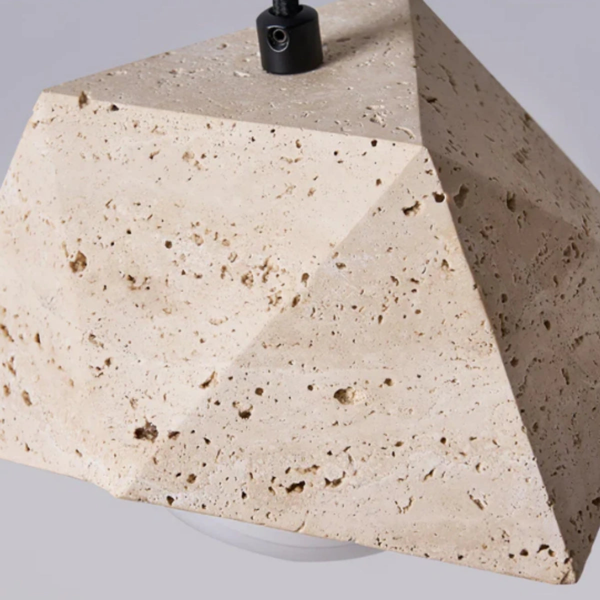 Strata Modern Travertine Pendant Light