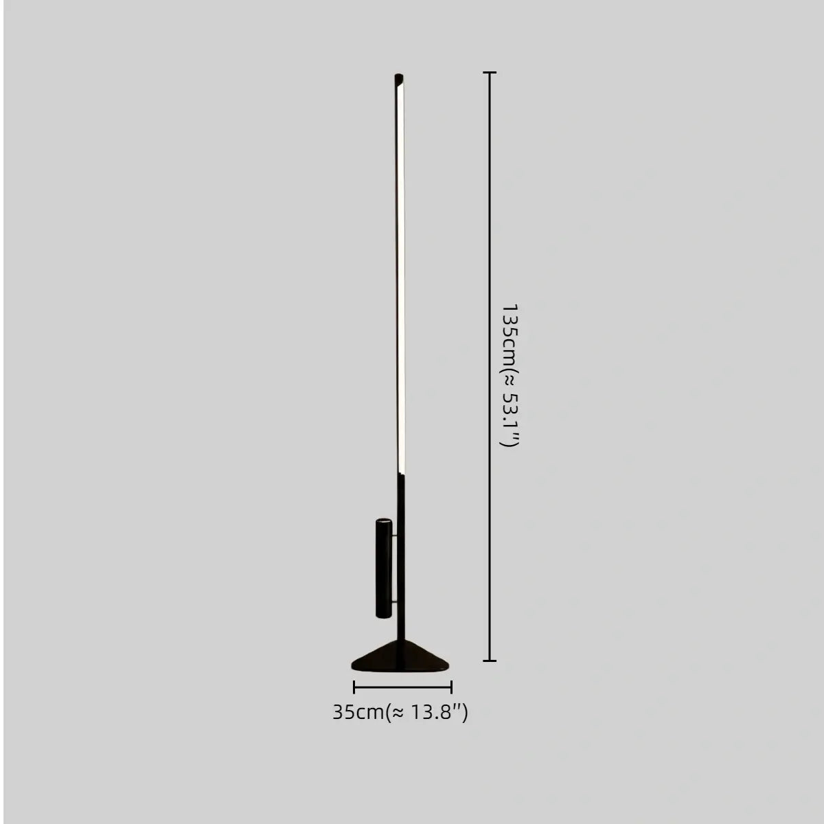 Modern Floor Lamp -- Black for Living Room