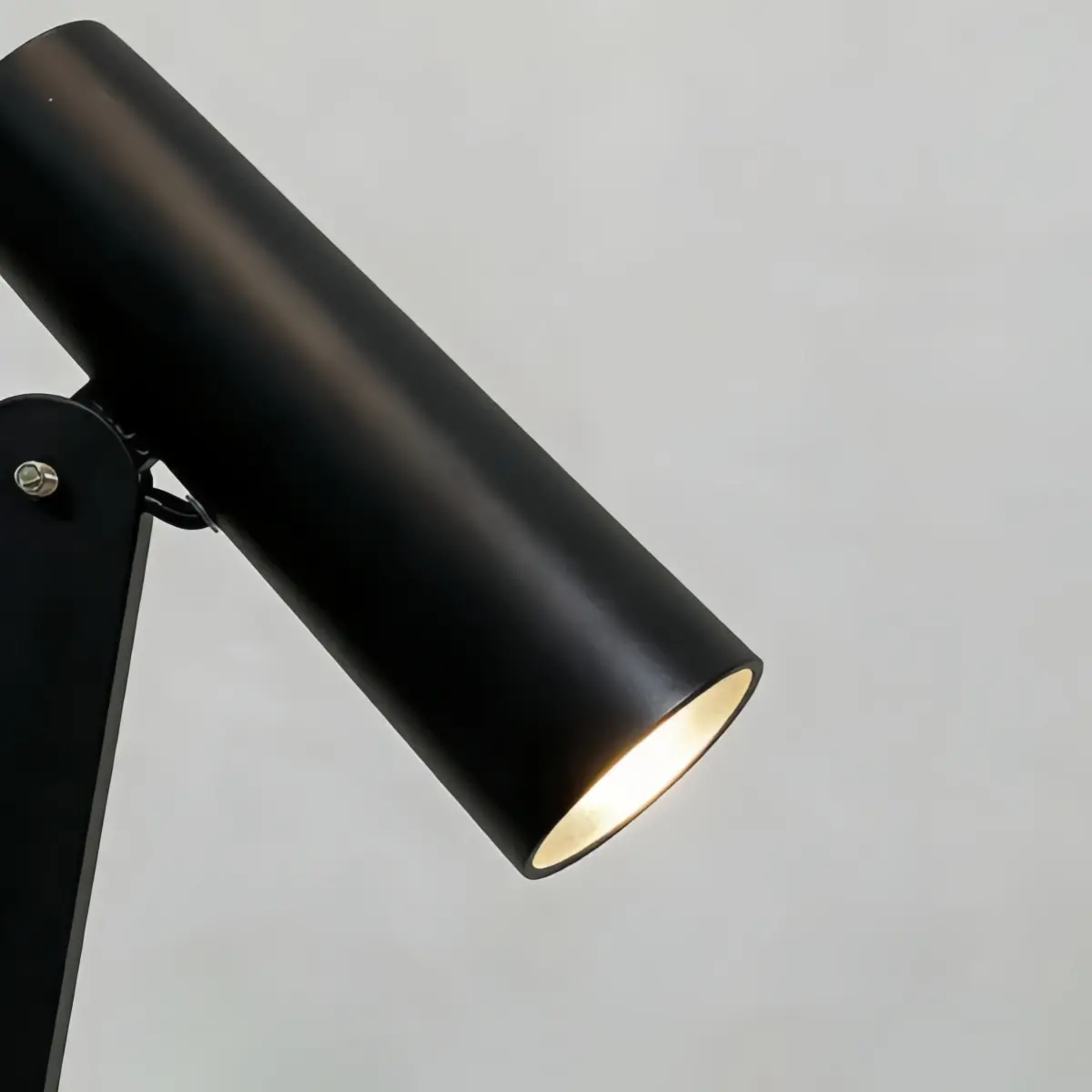 Minimalist Floor Lamp -- Metal & Wood for Living Room
