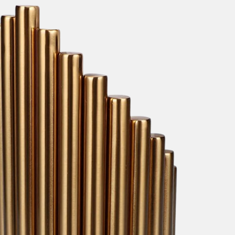 Table Lamp – Cylindrical Metal & Fabric