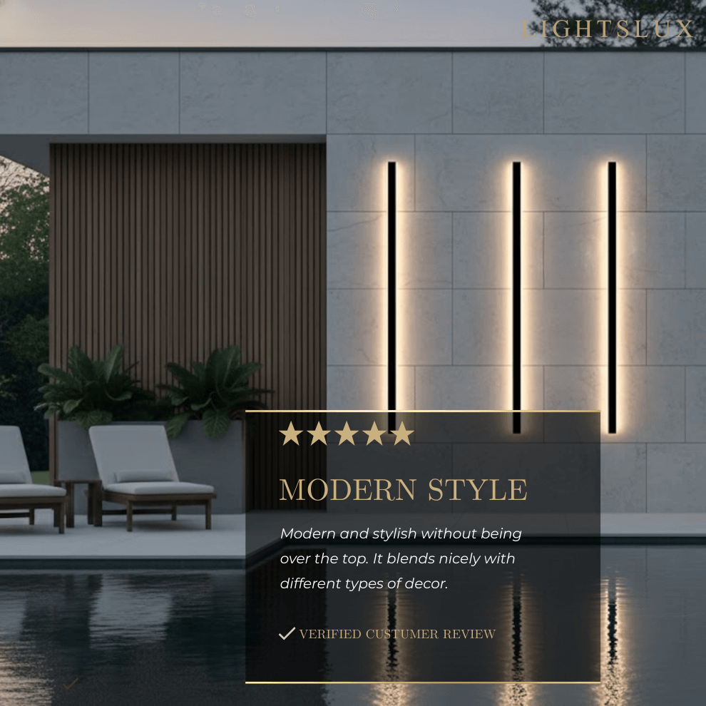 Outdoor LED Wall Light with Sensor - in 8 Size for Outdoor