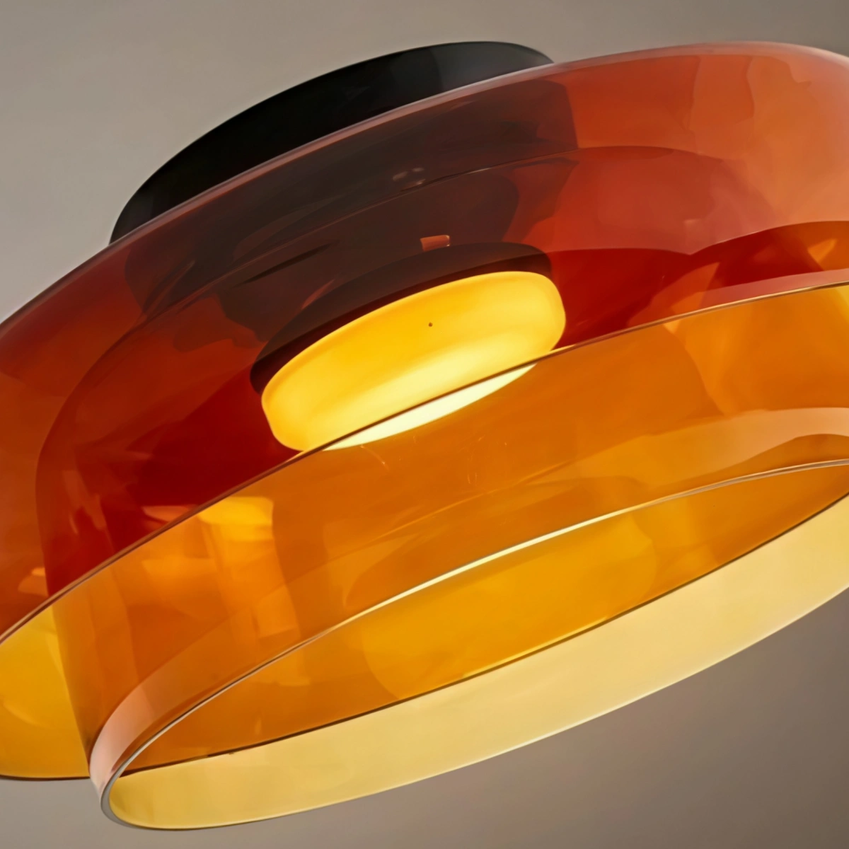 Vetro Modern Glass Ceiling Light
