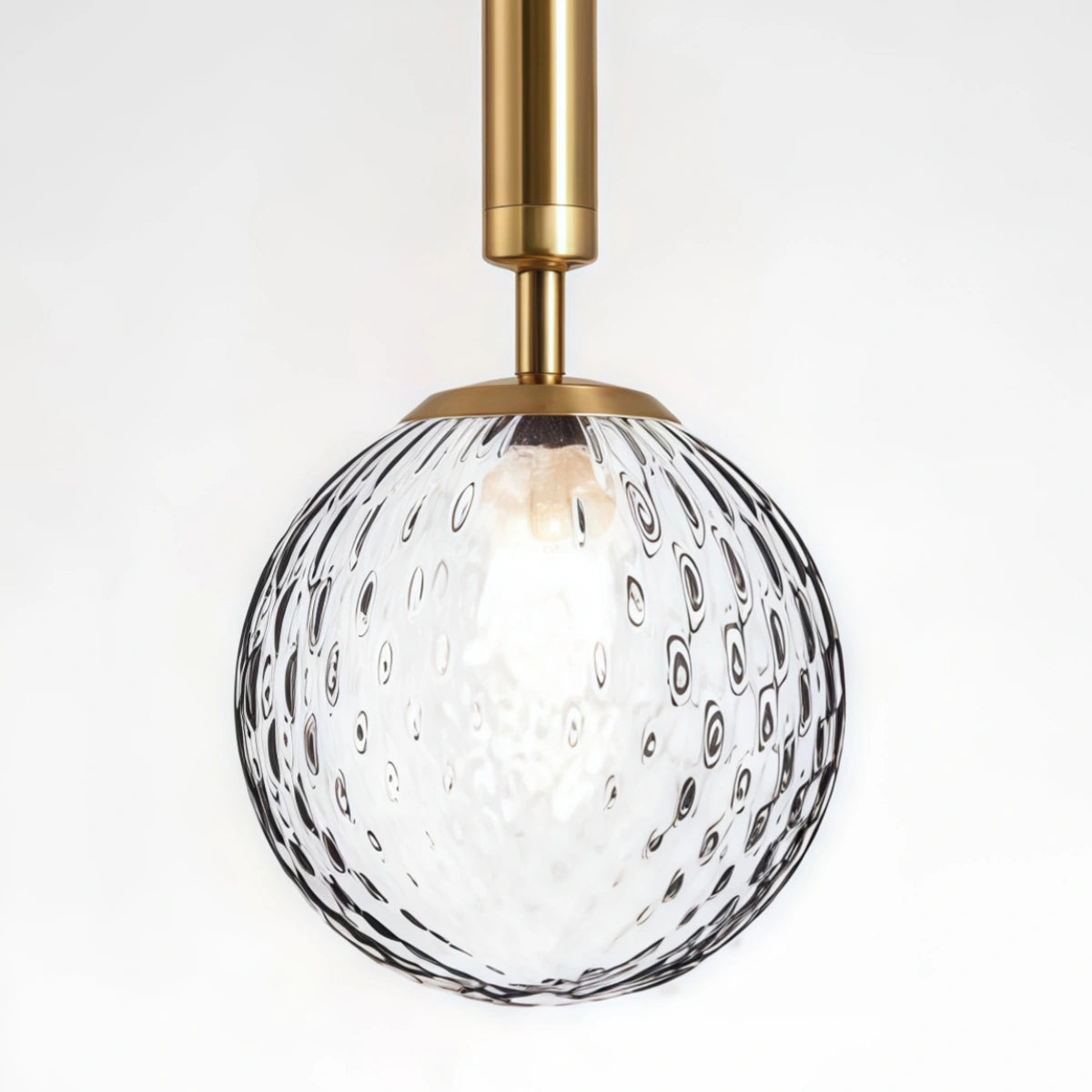 Vetro Modern Gold Pendant Light