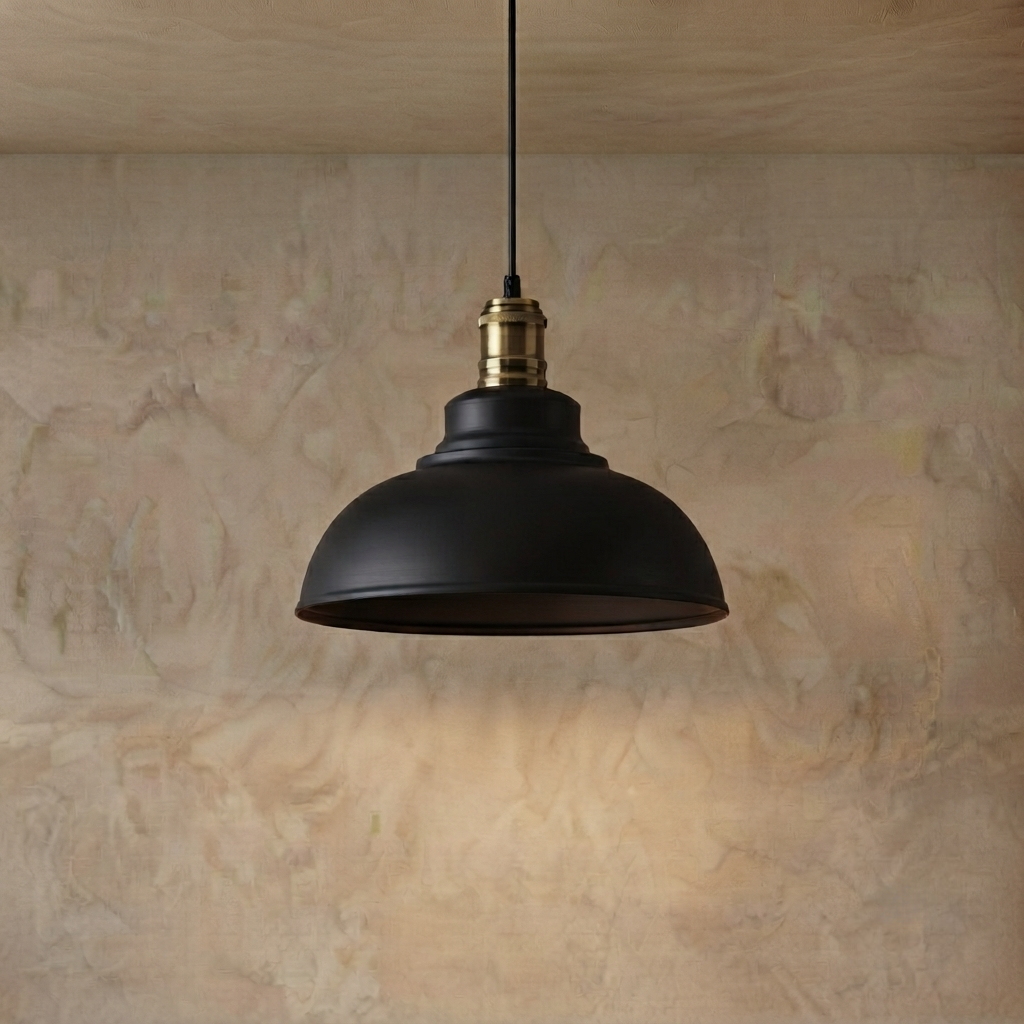 Industrielle Metall-Pendelleuchte Irondale – Kupferkuppel-Design für das Esszimmer