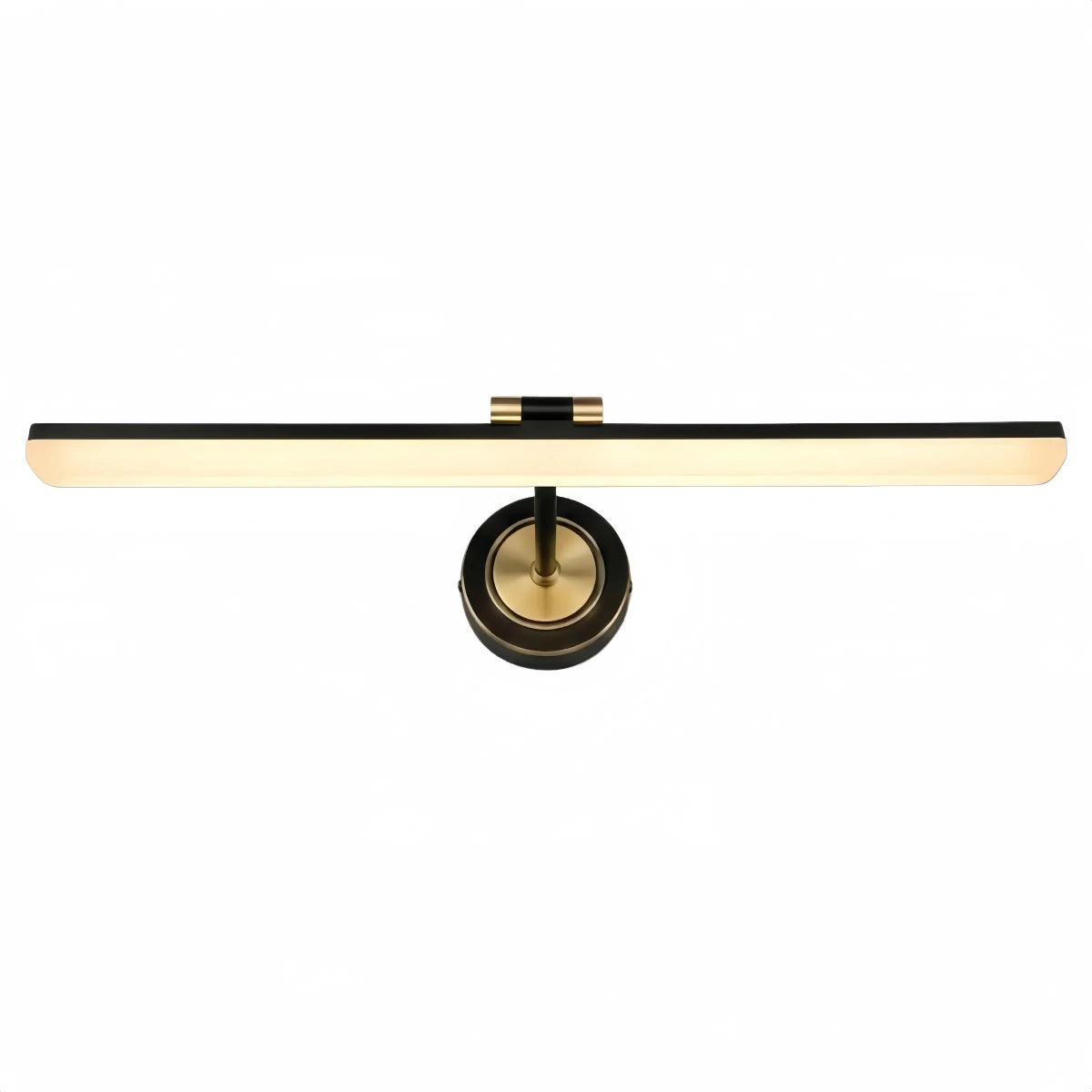 Arcato Vintage Badezimmerleuchte – Schwarz/Gold Metall mit verstellbarer Leuchte
