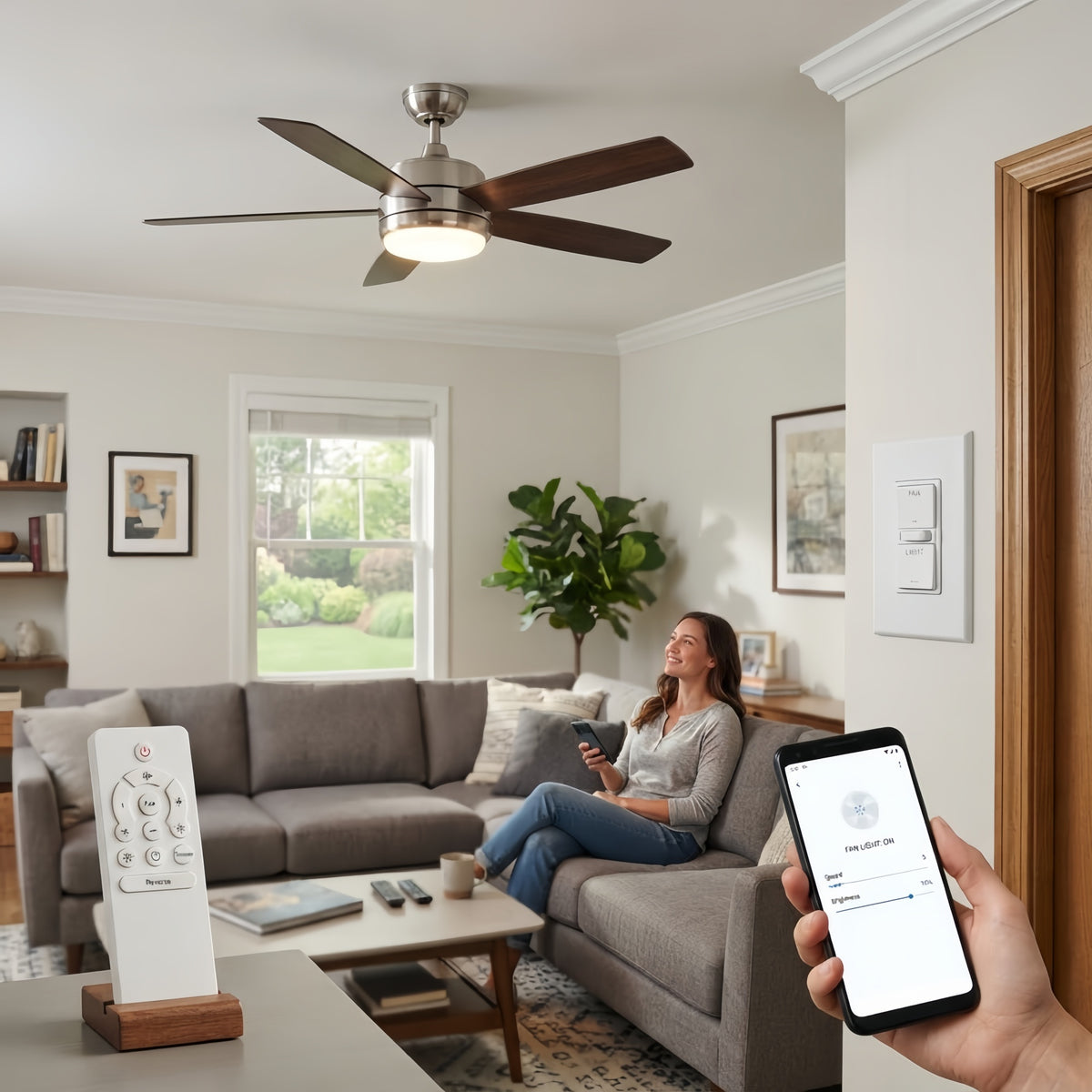 Control Methods for Ceiling Fans With Lights: Which One Is Right for You?
