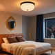 modern ceiling lights for bedroom illuminating a stylish and cozy bedroom with a warm ambiance