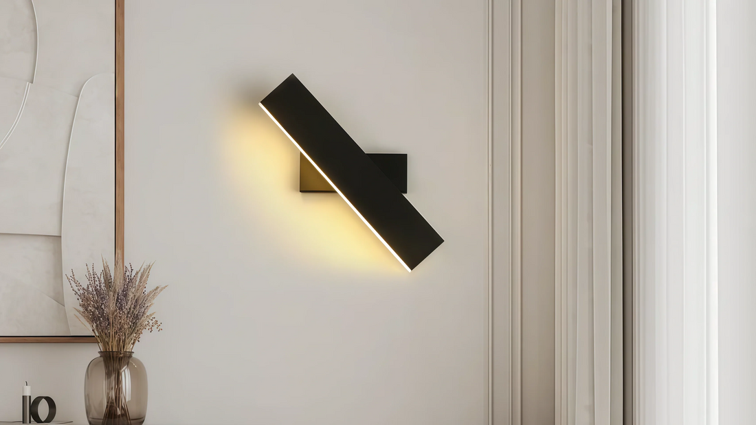 Modern wall sconce featuring sleek design and warm lighting, reflecting 2026 wall sconce lighting trends.