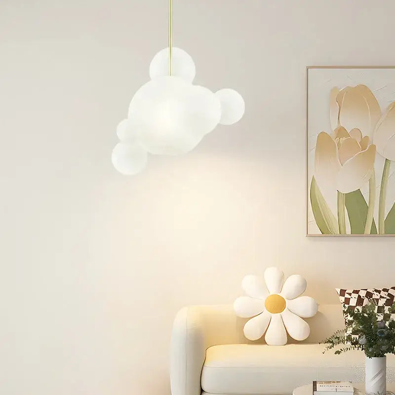 Vetro Modern Bubble Glass Pendant Light - Clear or MilkyWhite for Dining Room 有效
