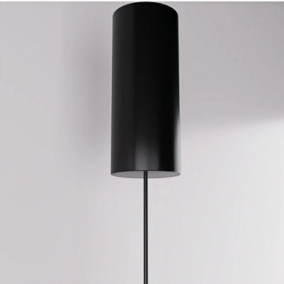 Arcato Minimalistische lineare Pendelleuchte, schwarze Metalllampe für Schlafzimmer