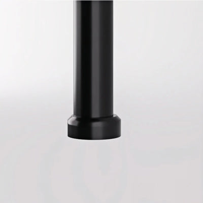 Arcato Minimalistische lineare Pendelleuchte, schwarze Metalllampe für Schlafzimmer
