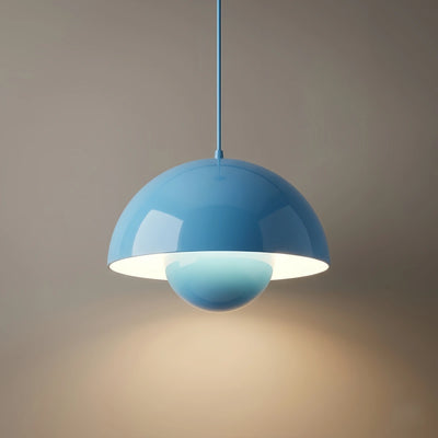 Morandia Art Deco Morandi Dome Pendelleuchte – Bunte Metalllampe fürs Schlafzimmer