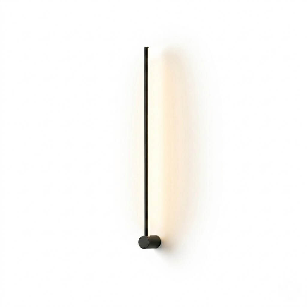 Arcato Minimalistische lineare Wandleuchte – Schwarze moderne Leuchte für Wohn-/Schlafzimmer