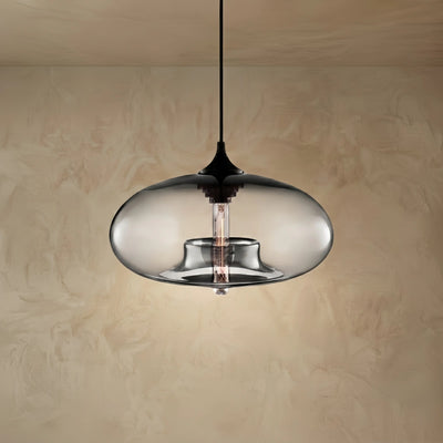 Morandia Moderne Glas-Pendelleuchte – Brotform-Kücheninsel-Lampe, 5 Farben