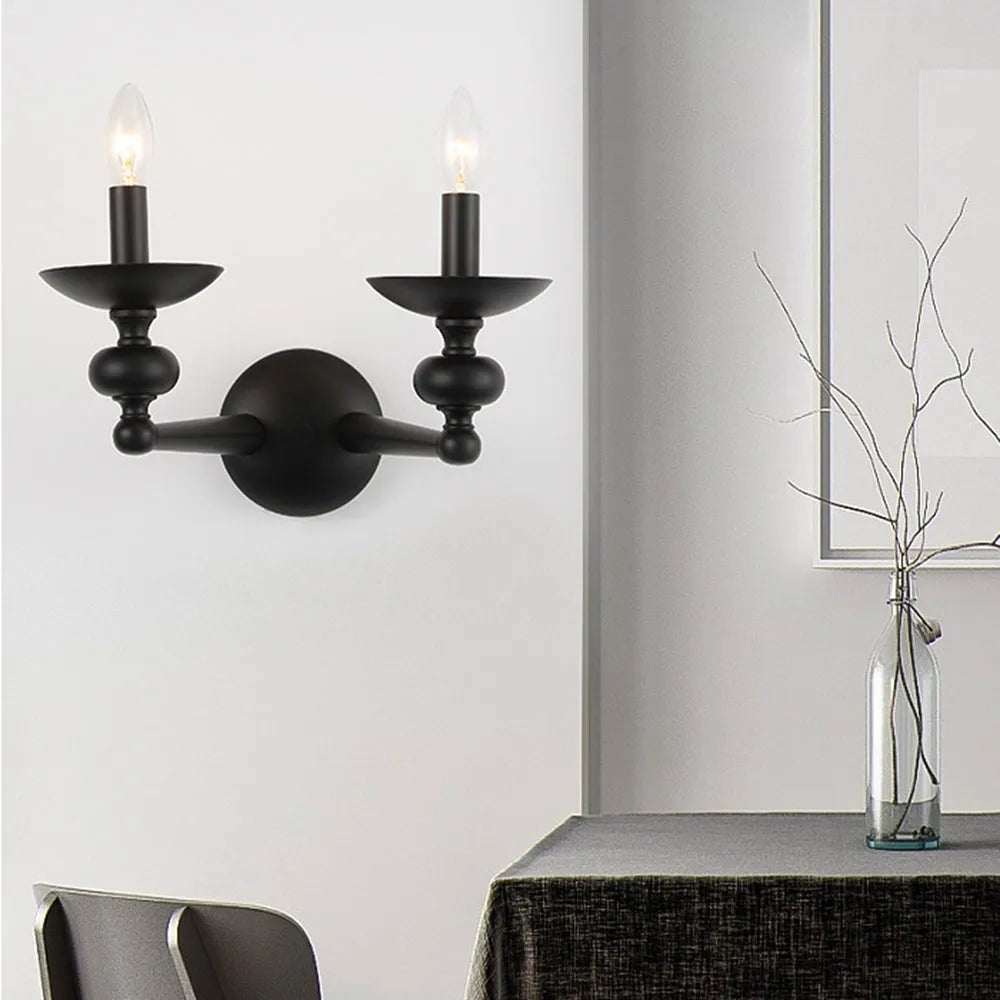  Chandelier - Convertible Wall/Pendant Light with Glass Dining/Living Room