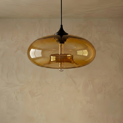 Morandia Moderne Glas-Pendelleuchte – Brotform-Kücheninsel-Lampe, 5 Farben