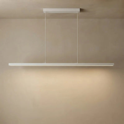 Arcato Minimalistische, dimmbare lineare Pendelleuchte – Schwarzes oder weißes Acryl für das Esszimmer