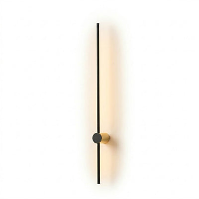 Arcato Minimalistische lineare Wandleuchte – Schwarze moderne Leuchte für Wohn-/Schlafzimmer