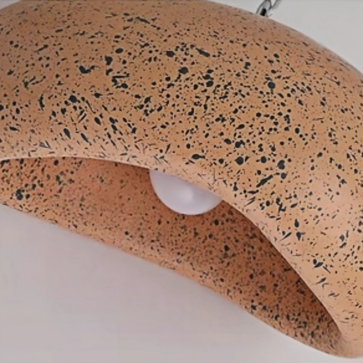 Morandia Moderne, brotförmige Pendelleuchte – Kunstharz/Acryl in 4 Farben für das Esszimmer