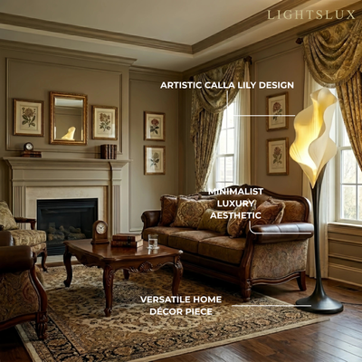Sleek Luxury Minimalist Floor Lamp--Living Room, Bedroom