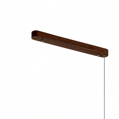 Vetro Retro Linear Glass Pendant Light -- White Or Clear for Dining Room