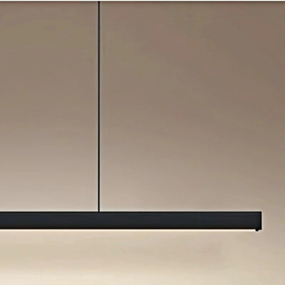 Arcato Minimalistische, dimmbare lineare Pendelleuchte – Schwarzes oder weißes Acryl für das Esszimmer