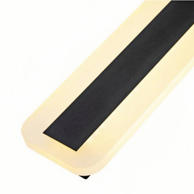 Arcato Moderne lineare LED-Wandleuchte – Schwarze Wandleuchte für das Wohnzimmer
