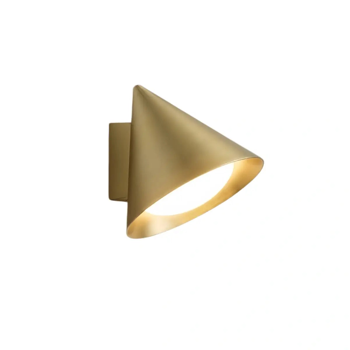 Irondale Minimalistische konische Außenwandleuchte – Schwarze Metallleuchte für die Außenwand