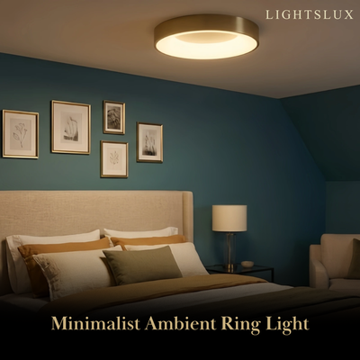 Arcato Moderne Deckenleuchte – Gold/Schwarz LED für Wohnzimmer
