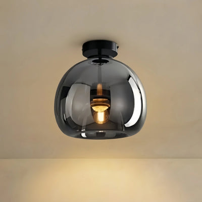 Vetro Moderne LED-Deckenleuchte/Pendelleuchte in Kugelform – Schwarz/Gold für den Flur