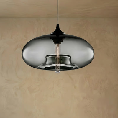 Morandia Moderne Glas-Pendelleuchte – Brotform-Kücheninsel-Lampe, 5 Farben