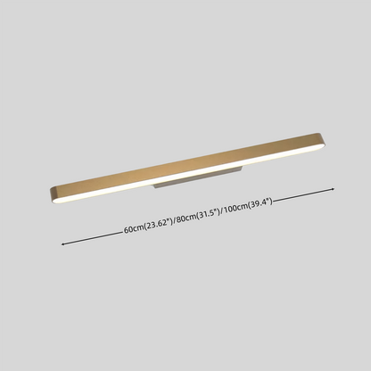 Minimalistische Wandleuchte aus gebürstetem Edelstahl – Kupfer/Chrom/Schwarz für den Außenbereich