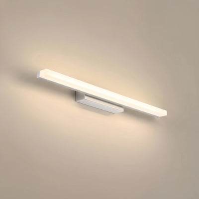 Arcato Minimalistische lineare Wandleuchte für Badezimmer – IP44 Metall in Schwarz/Chrom