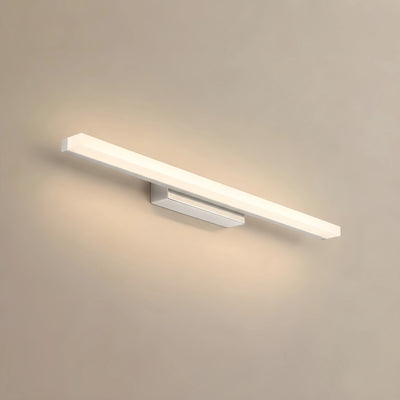 Arcato Minimalistische lineare Wandleuchte für Badezimmer – IP44 Metall in Schwarz/Chrom