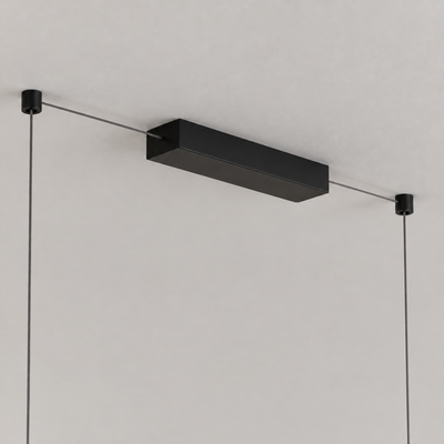 Arcato Moderne Designer-Pendelleuchte in Weiß – Zylindrische Leuchte aus Metall und Acryl für das Esszimmer