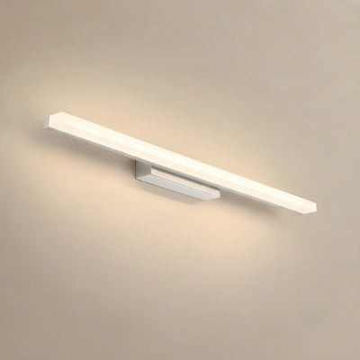 Arcato Minimalistische lineare Wandleuchte für Badezimmer – IP44 Metall in Schwarz/Chrom