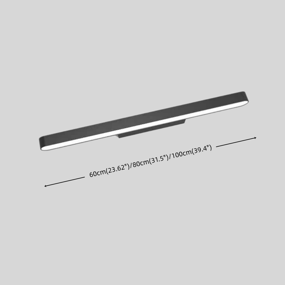 Minimalistische Wandleuchte aus gebürstetem Edelstahl – Kupfer/Chrom/Schwarz für den Außenbereich
