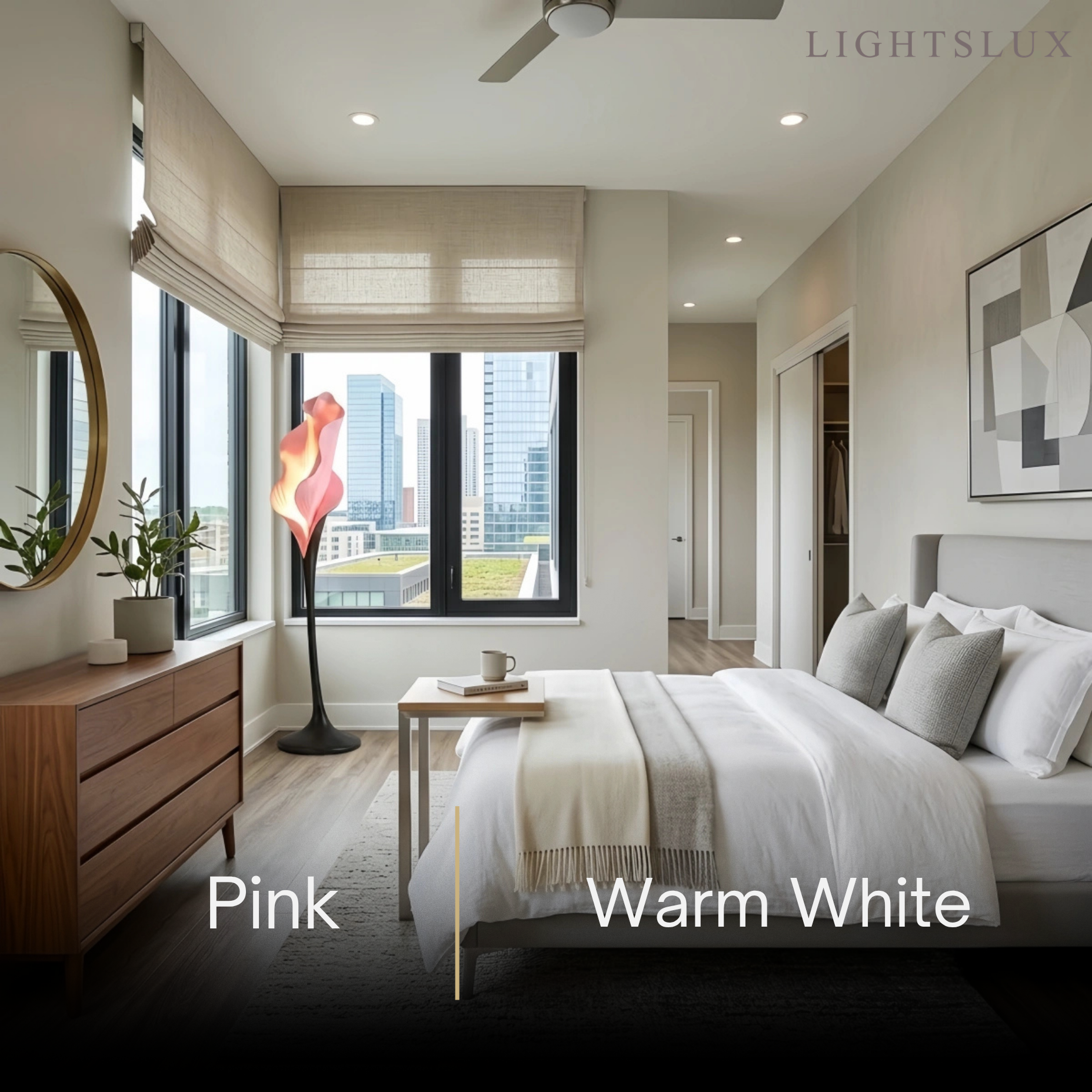 Sleek Luxury Minimalist Floor Lamp--Living Room, Bedroom