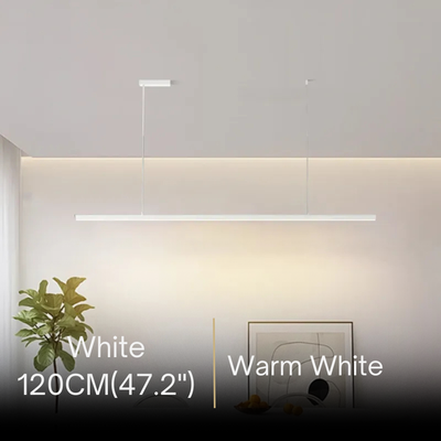 Arcato Moderne LED-Pendelleuchte – Weiß/Schwarz Metall/Glas für das Esszimmer
