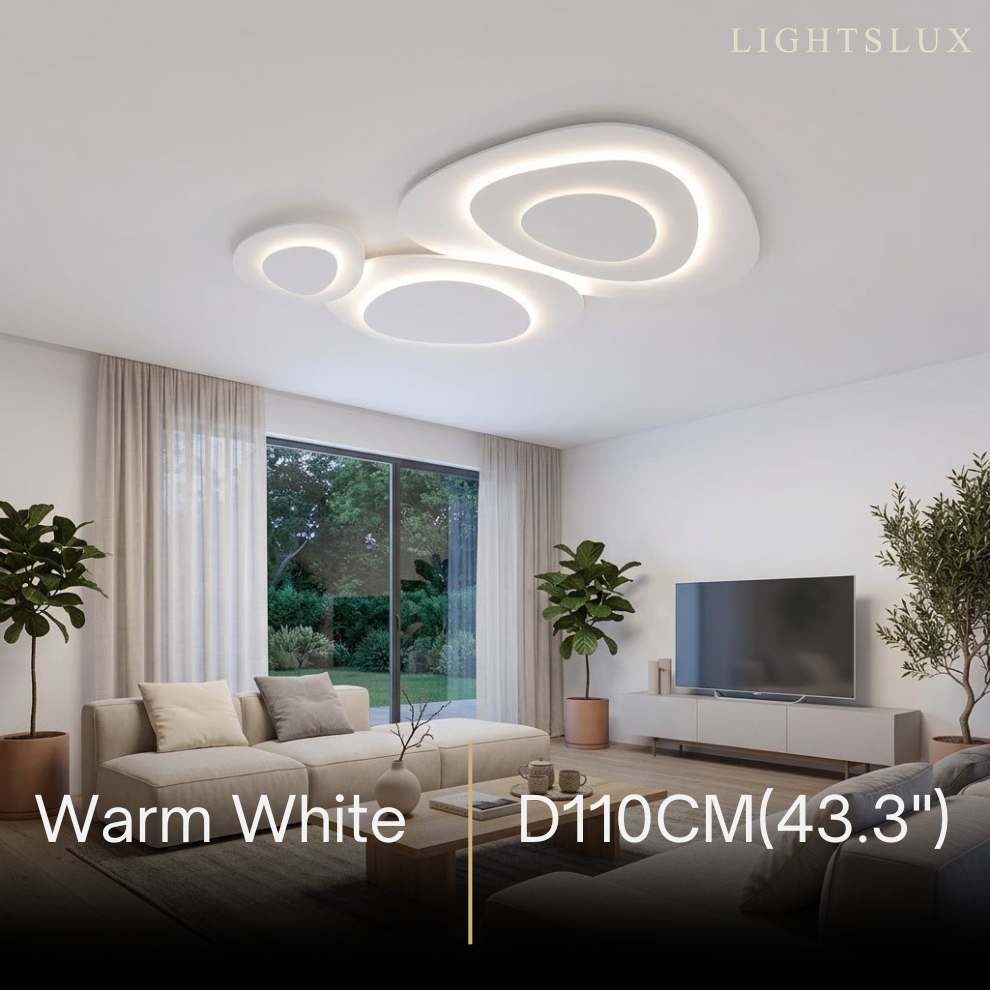 Crema Moderne LED-Deckenleuchte – Nordische Metall-Schlafzimmerleuchte