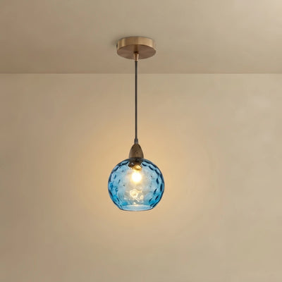 Vetro Modern Bubble Glass Pendant Light - 10 Color for Kitchen Island