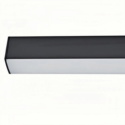Arcato Minimalistische lineare LED-Deckenleuchte – Schwarz für das Wohnzimmer