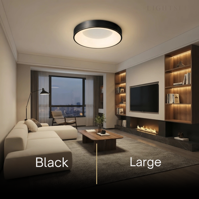Arcato Moderne Deckenleuchte – Gold/Schwarz LED für Wohnzimmer
